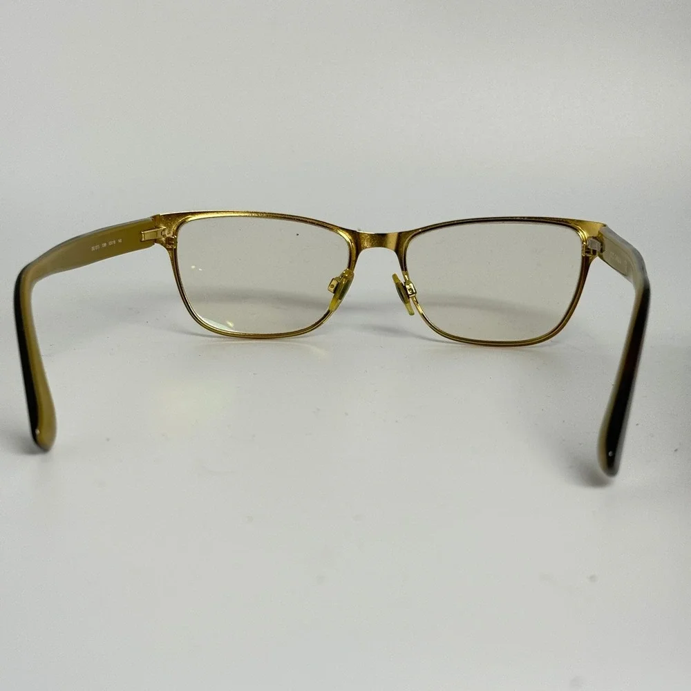 Dolce & Gabbana DG 1273 1269 Brown Tortoise Gold Rectangular Eyeglass 53-16-140